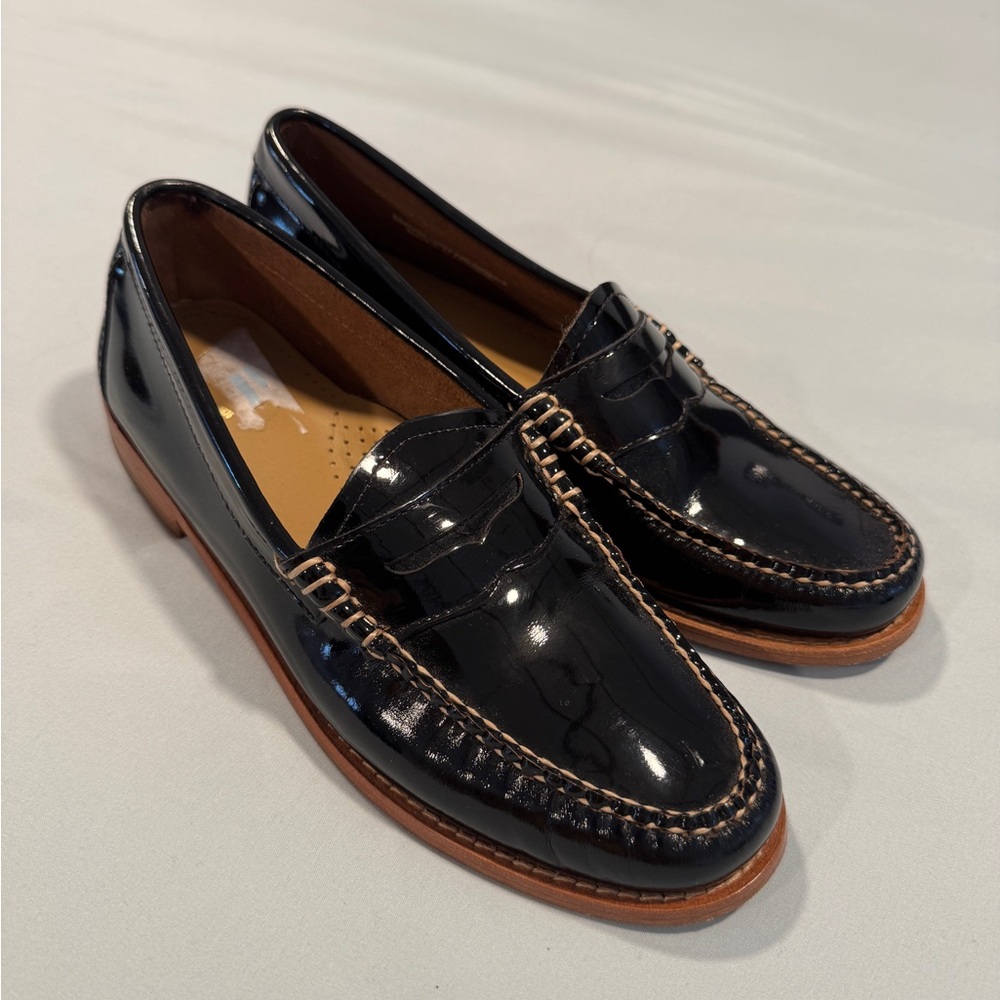 Elegant Black Patent Leather Loafers